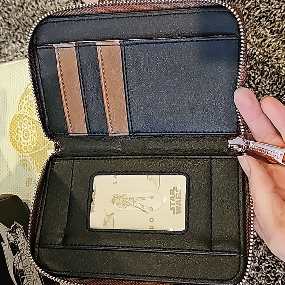 NWT Loungefly Star Wars: Lando Calrissian and Jabba the Hutt Wallet and backpack - Picture 6 of 8